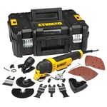 Dewalt DWE315KT-LX Oscillating Multi Quick Change Tool Release in TStak Case with 37 Accessories 115V, 300 W, 115 V, Yellow, LARGE
