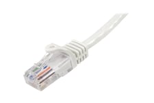 StarTech.com 2m White Cat5e / Cat 5 Snagless Patch Cable - patchkabel - 2 m - hvid