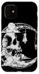 iPhone 11 Skull moon the hanged Swing gothic occult alt y2k Case
