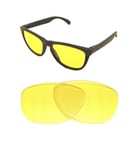 NEW POLARIZED CUSTOM NIGHT VISION LENS FOR OAKLEY FROGSKINS MIX SUNGLASSES