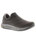 Merrell Mens Walking Boots Nova Sneaker Moc Slip On black Textile - Size UK 8