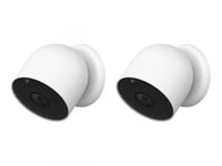 Google Nest Cam 2PK (outdoor or indoor, battery)