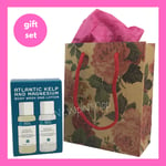 REN Atlantic Kelp Magnesium Body Wash & Lotion 50ml x2 Duo Boxed Gift Set Bag