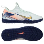 Nike Air Zoom Mercurial Vapor 16 Academy TF Dream Speed 9 - Grön/Guld Barn - Turf (TF), storlek 35