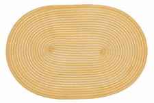 Oval Bordstablett Heini 30 x 45 cm - Gul
