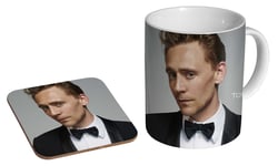 Tom Hiddleston Bow Ceramic Coffee MUG + Coaster Gift Set …