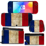 Kit De Autocollants Skin Decal Pour Switch Oled Game Console National Flag Series Theme Series, T1tn-Nsoled-0979