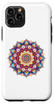 Coque pour iPhone 11 Pro Mandala Joli Mandala Coloré Méditer Yoga Cristaux Joie