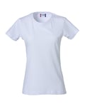 Clique Basic T-skjorte Dame M Hvit