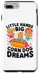 Coque pour iPhone 7 Plus/8 Plus Little Hands Big Corn Dog Dreams Corndog Saucisse Hot Dog