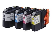 Original Brother LC227XL Black + LC225XL Color Ink Cartridges For DCP-J4120DW