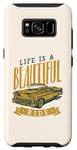 Coque pour Galaxy S8 La vie est une belle balade Voitures classiques Voitures anciennes Roadster
