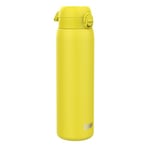 ION8 Gourde Isotherme 1 Litre, 920 ml, Anti-Fuite, Facile à Ouvrir, Verrouillage Sécurisé, Lavable au Lave-Vaisselle, Acier Inoxydable, Isolation Sous Vide, Idéale pour le Sport et le Yoga, Jaune