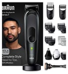 Braun All-In-One Style Kit Series 7 MGK7491, 17-in-1 Everyday Grooming Kit For Men
