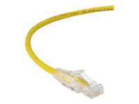 Black Box Slim-Net - Patch-Kabel - Rj-45 (Hane) Till Rj-45 (Hane) - 91.4 Cm - Utp - Cat 6 - Startad, Formpressad, Tvinnad - Gul
