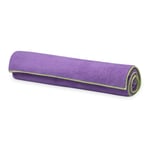 Gaiam Stay-put Yoga Mat Towel Purple Jam