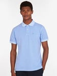 Barbour Washed Sports Tailored Fit Polo Shirt - Light Blue, Light Blue, Size S, Men