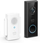 Eufy security S200 Video Doorbell Wireless Battery Kit with Chime, Wi-Fi 1080p