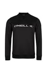 O'NEILL Rutile Crew Fleece Skifleece Langarmshirt Ski Funktionsshirt Crewneck T-Shirt, Black Out, XS Homme