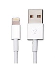 Simply ICIP02 Classic USB to Lightning iPhone & iPad Charger Cable, 1 M, White