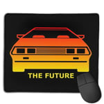 Back to The Future Minimal Customized Designs Non-Slip Rubber Base Gaming Mouse Pads for Mac,22cm×18cm， Pc, Computers. Ideal for Working Or Game