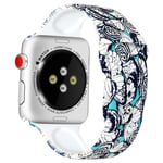 Apple Watch Series 4 44mm mönstrat klockband - Stil E