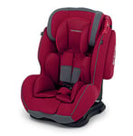 Foppapedretti Dinamyk Siège auto Groupe 1/2/3 (9-36 kg) pour enfant de 9 mois à 12 ans environ, fixation au véhicule avec ceinture à cinq points, 66 x 50 x 76 cm, rouge (rouge)