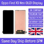 Oppo Find X3 Neo CPH2207 OLED LCD Screen Display Touch Digitizer Glass
