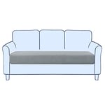 subrtex Housse de Coussin de Siège de Canapé(3 Places, Gris Clair)