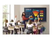 Samsung Interactive Display Wa65d - 65" Diagonal Klass Wad Series Led-Bakgrundsbelyst Lcd-Skärm - Utbildning/Företag - Med Inbyggd Interaktiv Whiteboard, Pekskärm (Multitouch) - Android - 4K Uhd (2160P) 3840 X 2160 - Rymdgrå