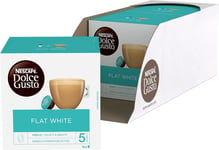 NESCAFE Dolce Gusto Flat White Coffee Pods - total of 48 Coffee Capsules - 3