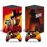Kit De Autocollants Skin Decal Pour Xbox Series X Console De Jeu Red Dead Redemption 2, T1tn-Seriesx-8007