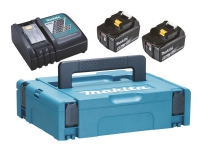 Makita PowerPack LXT - Batterilader + batteri 2 x - Li-Ion - 5 Ah - 90 Wh - for Makita DHP482ZJ