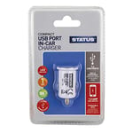 STATUS USB Car Charger | 12V USB Socket | 1 Port Cigarette Lighter USB Charger | S1USBCC1PK6