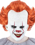 Pennywise Helmask i Latex - Licensierad IT Chapter 2 Mask