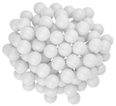 Fairly Odd Novelties - Mini balles Rondes 1,9 cm pour ping-Pong/Tennis de Table/bière-Pong (Lot de 100), Blanc, 19 mm