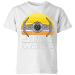Star Wars Sunset Tie Kids' T-Shirt - White - 7-8 Years