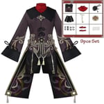 Snabb leverans Genshin Impact Hutao kostym Hu Tao kinesisk stil Uniformspel Halloween kostymer för kvinnor vuxen peruk Hutao costume M