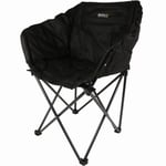 Regatta Outdoors Navas Heavy Duty Steel Frame Garden Camping Chair - Black