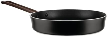 Alessi edo Long-Handled Frying pan, Ø 24, Steel,Brown