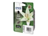 Epson T0598 - 13 ml - mattsvart - original - blister - bläckpatron - för Stylus Photo R2400