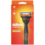 Gillette Fusion Power Men’s 5-Blade Battery Face Razor with Trimmer Blade
