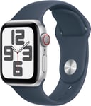 Apple Watch SE 2nd Gen 40mm LTE (Silver Alu/Storm blue sport band S/M)