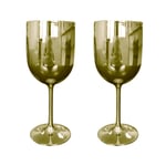 GXFCQKDSZX Glass Cup Wine Glass 2 Pieces Of Champagne Coupe Glass Cocktail Glass Plating Goblet