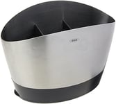 OXO Good Grips (1066734) Brushed Stainless Steel Utensil Holder