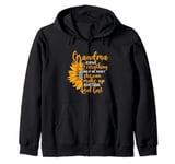 Grandma Can Make Up Something Real Fast Funny Mother's Day Zip Hoodie