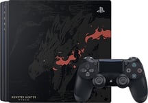 Playstation 4 Pro Console, 1TB Monster Hunter Black (No Game), Discounted