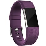 Silikonarmband Fitbit Charge 2 Lila