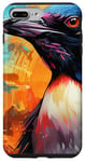iPhone 7 Plus/8 Plus Anime artic penguin bird illustrative abstract art portrait Case