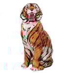Sibirisk Tiger Porslinsdjur, 92cm - Design by ArtGlassVista